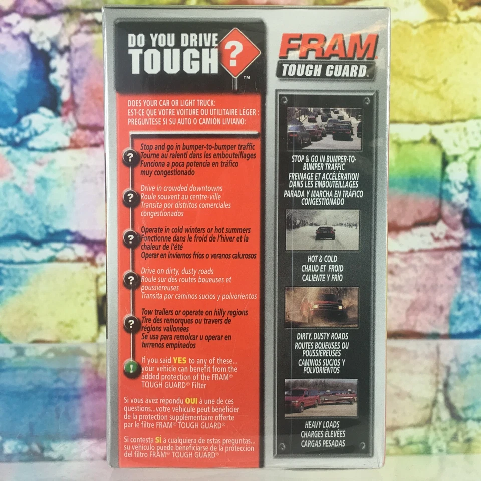 Filtro de aceite de motor protector resistente FRAM TG3600 agarre seguro autos camiones piezas NUEVO SELLADO Foto 4 de 4