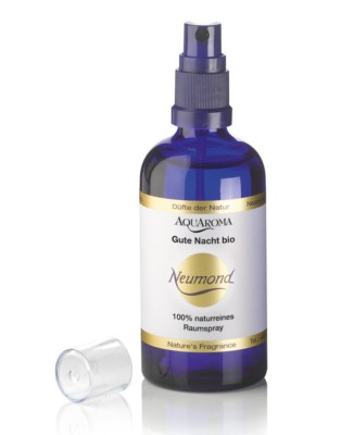 Raumspray Gute Nacht bio mit Lavendel Orange Fichte ätherische Öle