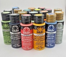 Folkart Acrylic Paint Multi Surface Various Colours ONE POSTAGE FEE