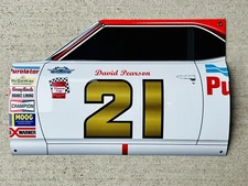 WOW! Curved David P. #21 Mercury RACE CAR Door Style 3D Sign