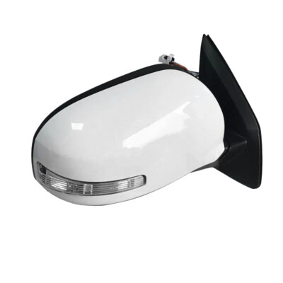 Pearl White 9Pin Right Side Mirror Assembly For Mitsubishi