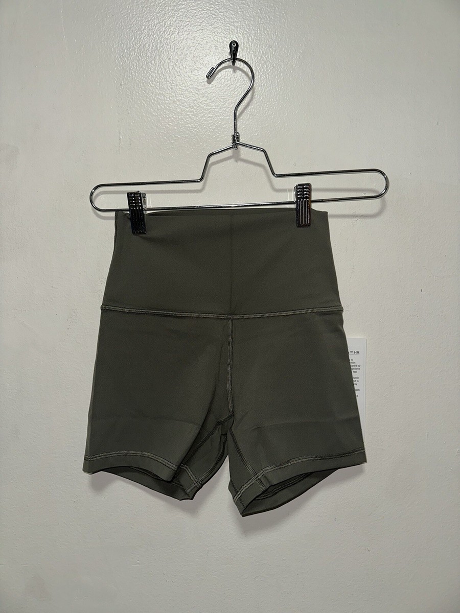 Lululemon Align HR Short 4” Size 4 ARMG Army Green Brand New