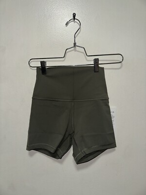 ルルレモン　Aligh Line HR Shorts4 Lululemon Align HR Short 4” Size 4 ARMG Army Green Brand New | eBay