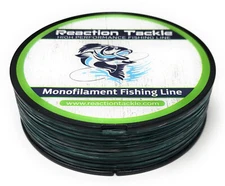 Reaction Tackle Monofilament Fishing line- Nylon / Mono Various Sizes and Colors