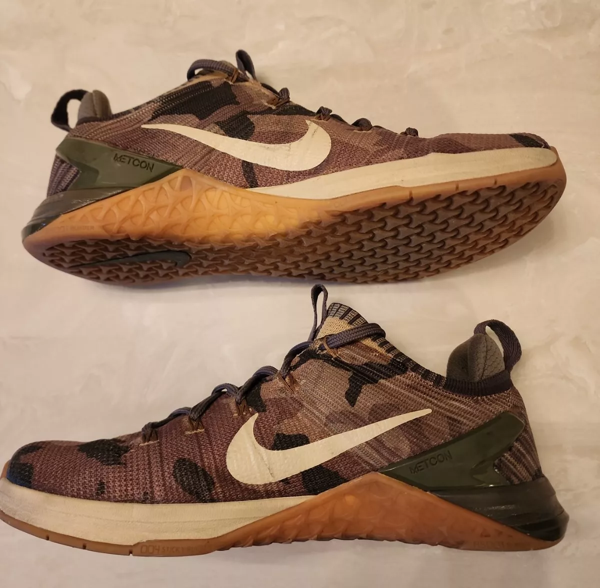 Size 9 - Nike DSX Flyknit Camo Good Condition No Box Crossfit Games eBay