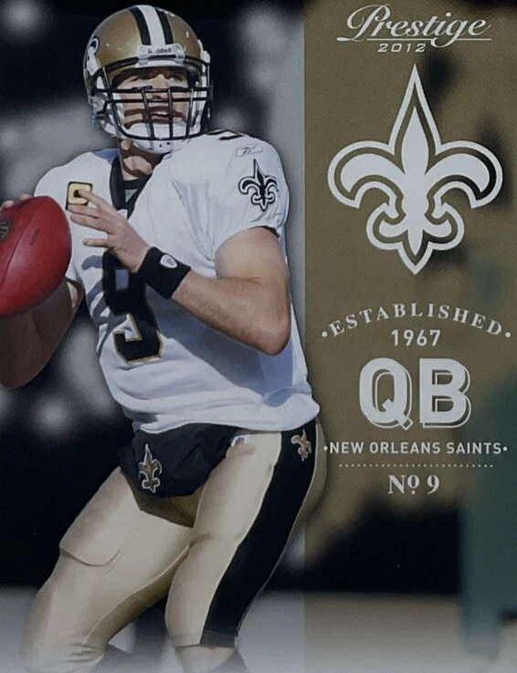 Drew Brees PSA 9 -2012 Panini Playoff Prestige -Saints, Purdue, Chargers, Canton - Image 4 of 4