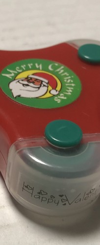 Merry Christmas 3-in 1 Rolling Stamp ASTM D-4236 - Picture 6 of 6