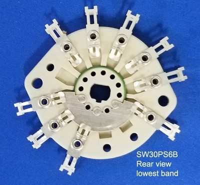 Ameritron Heathkit ceramic tank coil band switch wafer 30* index up to six bands