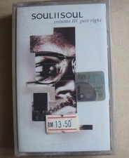  611  Malaysia Sealed Cassette Tape - SOUL II SOUL "volume III just right"
