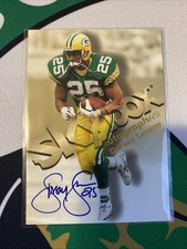 1998 Skybox Premium Dorsey Levens Autographics Blue Packers Auto 