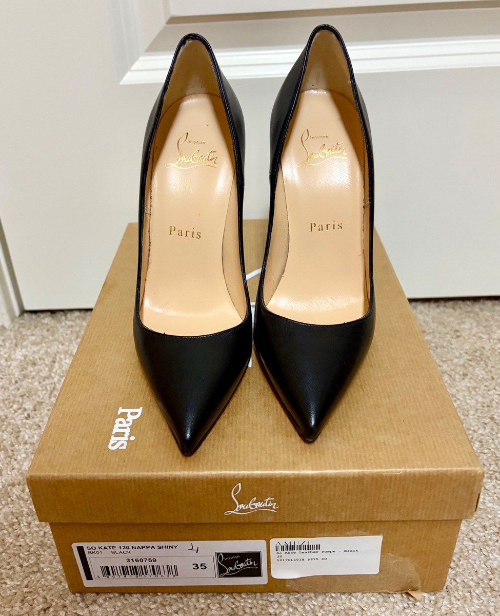 Christian Louboutin So Kate NIB 120mm black pumps, size 35 | eBay