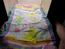 Lolipop Rainbows Magical Mermaid Cotton Fabric Panel For Lap Quilt/Wall Hanging