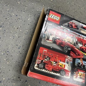 LEGO Ferrari F1 Pit Set 8144 Kimi and Felipe NEW Open Box 