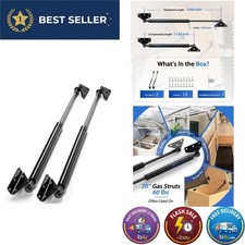 ARANA 20in 60lb Gas Struts with Brackets RV Door Lid Support 2 Pack