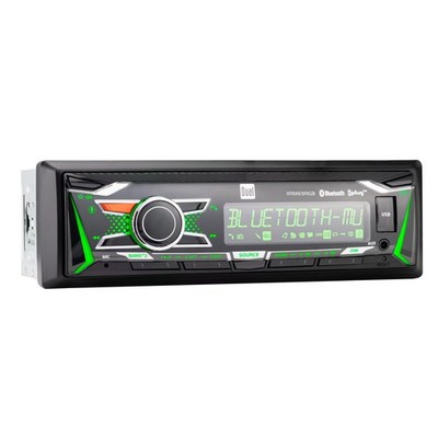 Dual Electronics XRM69RGB | 12-Character LCD Single DIN Car DIN, RGB 