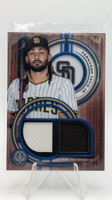 2025 Topps Tribute - Dual Relics Fernando Tatís Jr. #DR-FTJ Blue /150