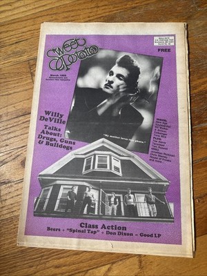VTG Sweet Potato Magazine 1988 Willy Deville The Alarm Jonathan Richman Tackhead