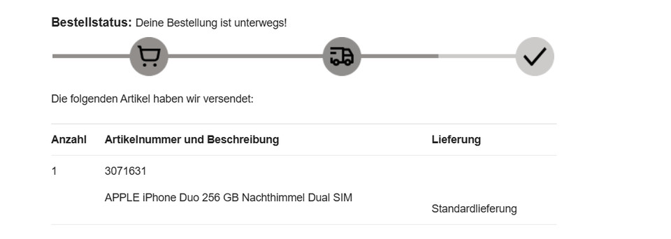 Apple iPhone Duo 256GB Nachthimmel NEU versiegelt – VERSENDET – EXPRESSVERSAND