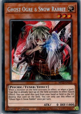Ghost Ogre & Snow Rabbit MP22-EN255 Prismatic Secret Rare 1st Ed (NM)