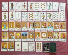 Cards Divination Tarot Gadget Vintage Aperol 1973 Complete With Guide