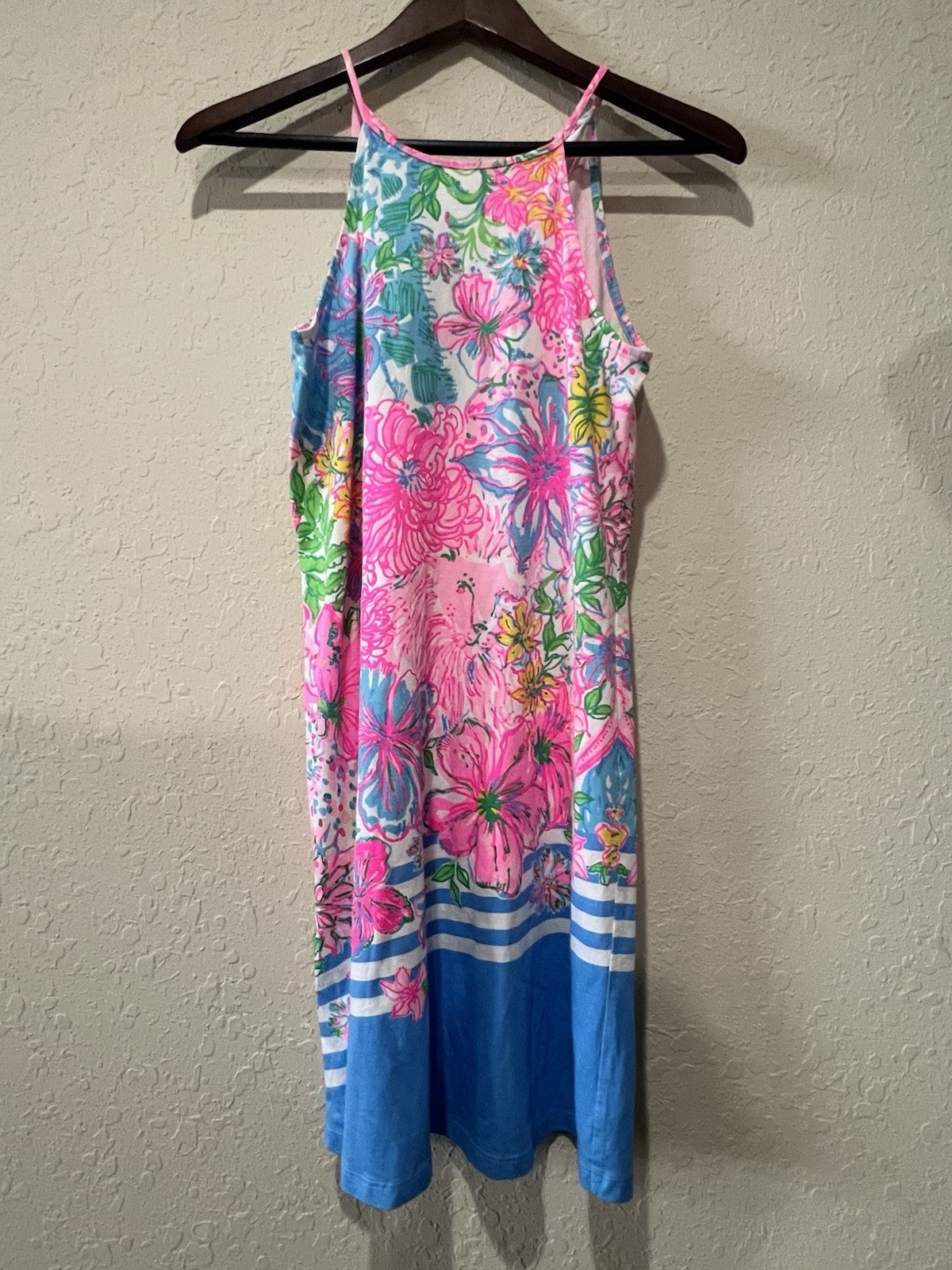 Lilly Pulitzer Margot Paradise Found Pima Cotton swing dress Coquette size XXS