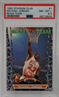 Michael Jordan 1992 Stadium Club Beam Team PSA 8.5