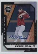 2021 Panini Elite Extra Edition Signatures Michael Morales #83 Auto bn5