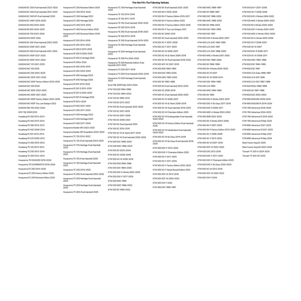 Piñón de aluminio trasero de accionamiento primario 47 dientes naranja para Husqvarna FE 350 S 2015 Foto 2 de 4
