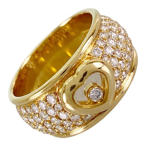 Chopard Happy Diamond Yellow gold Diamond US#6.5-7 EU#53-54 Ring