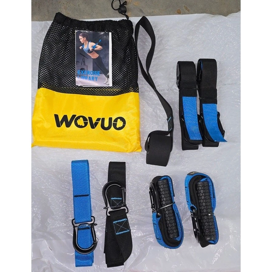 Home Resistance Training Kit, Resistance Trainer Exercise Straps with Handles