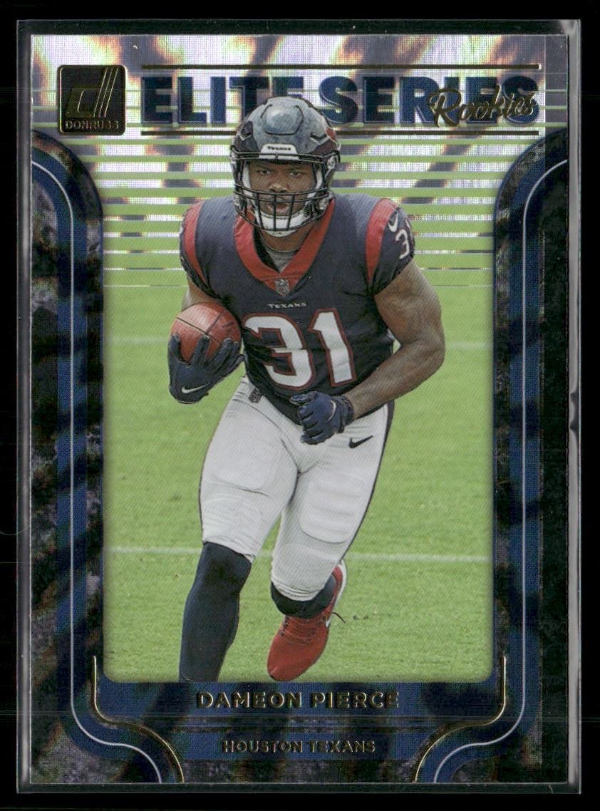 Dameon Pierce 2022 Donruss The Elite Series Rookies Rookie Houston Texans