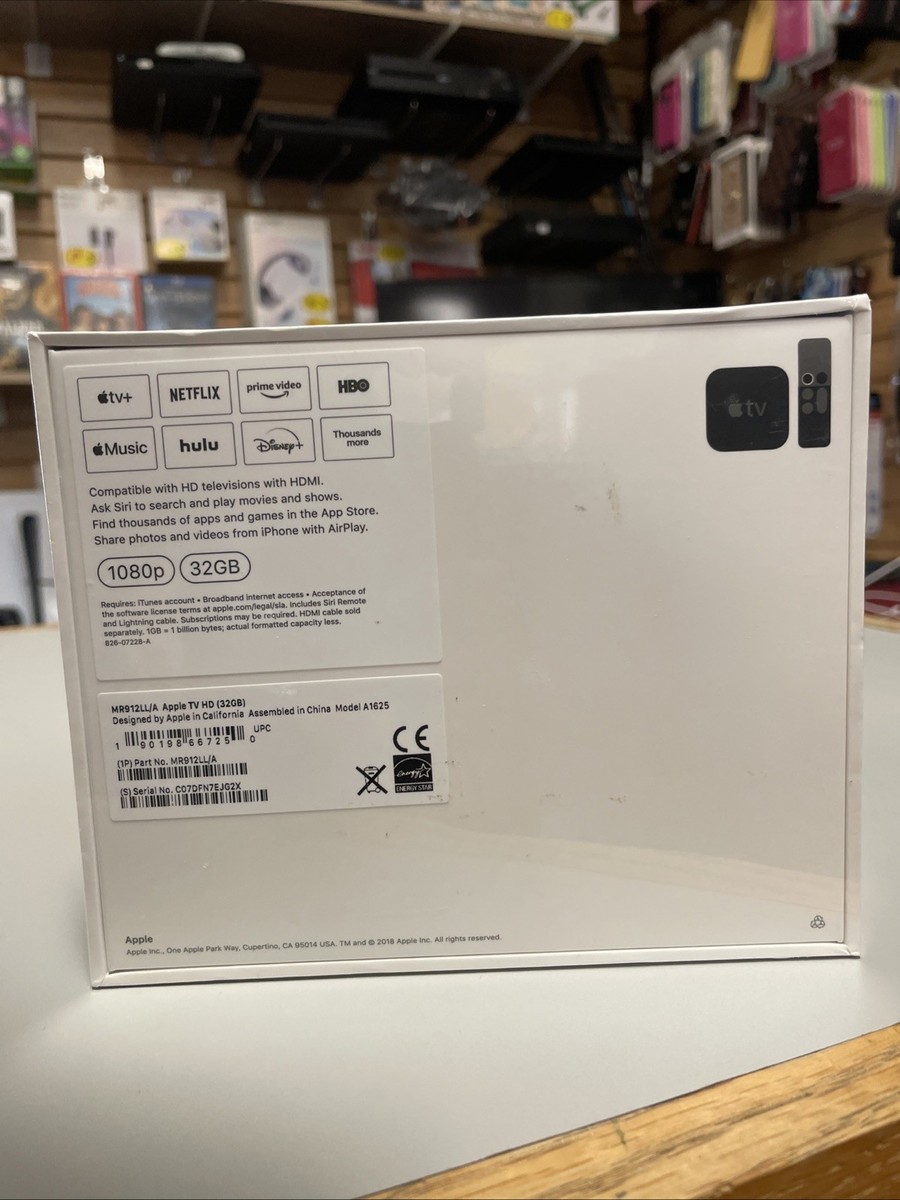 Apple TV (4th Generation) 32GB HD Media Streamer - Black (MR912LL