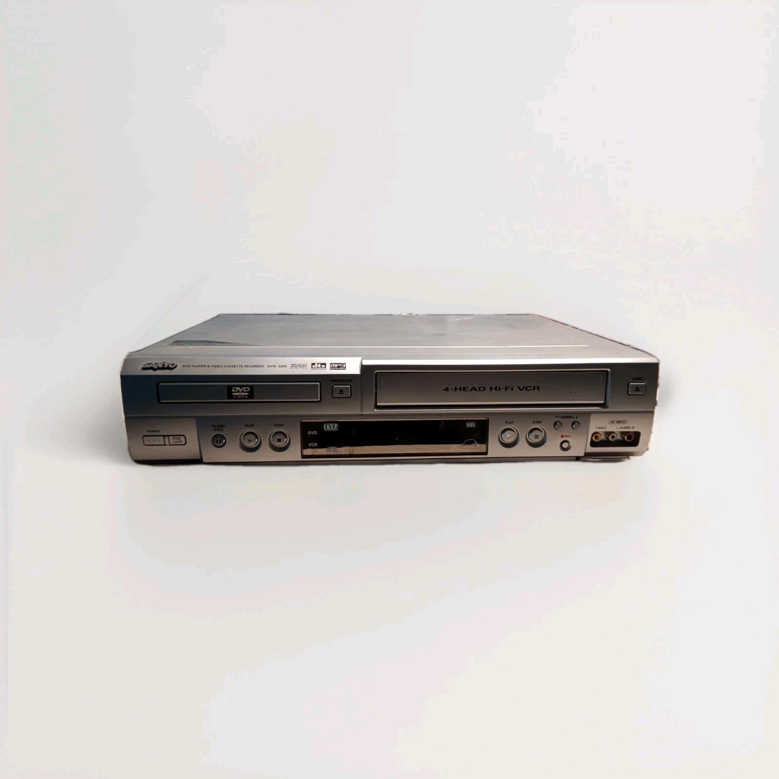Sanyo DVW-6000 VCR DVD Combo Player 4-Head Hi-Fi | VCR WORKS / DVD BROKEN