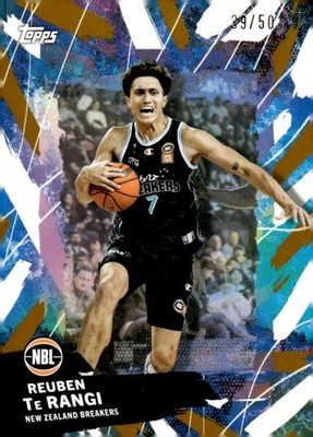REUBEN TE RANGI 2025-26 Topps NBL /50 Gold #52 Basketball  ID:174050