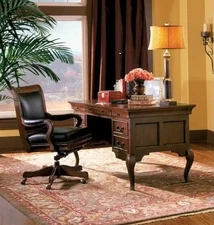 vintage 18560 Aspen Home Chateau De Vin Writing Desk cherry wood SLIGHTLY USED