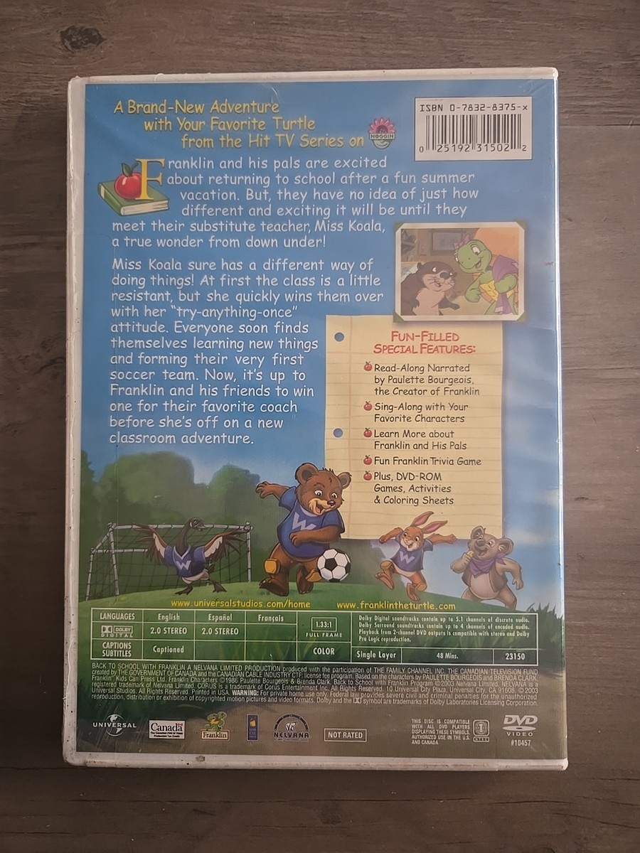 Franklin: Back to School With Franklin (DVD, 2003) 25192315022| eBay