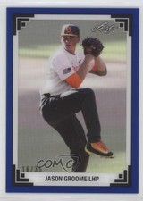 2017 Leaf History of Baseball 1991 Acetate Throwback Blue 16/35 Jay Groome 1b4