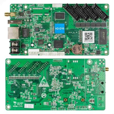 Huidu HD-D16 LED Display Module Control Card (640*64, 320*128, 4 x HUB75B, Wi-Fi