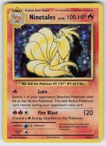 Ninetales 15/108 Holo Rare XY Evolutions
