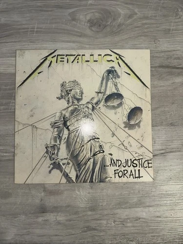 Metallica And Justice For All Vinyl 2XLP Original Record 1988 Elektra W/Inners