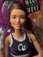 In Hand! Barbie Made To Move Doll Brunette Barbie Boxer Doll HRG40 Posable HTF