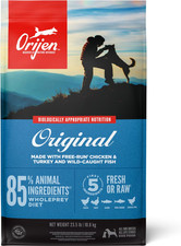 ORIJEN Original Grain Free High Protein Dry Dog Food, 23.5-lb bag Free Shipping