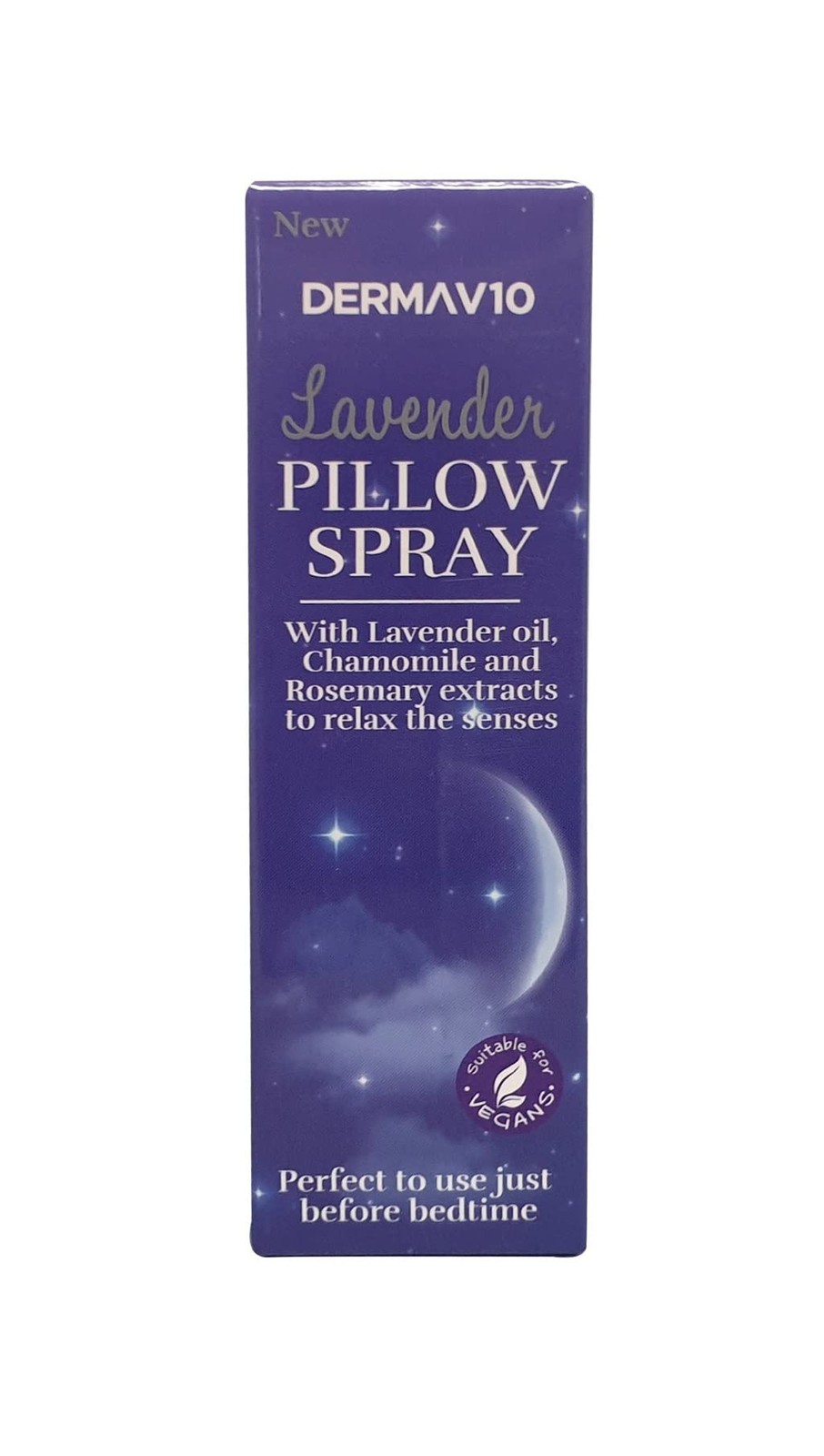 Derma V10 Pillow Spray, Lavender Oil, Chamomile and Rosemary Extract, Reduces...