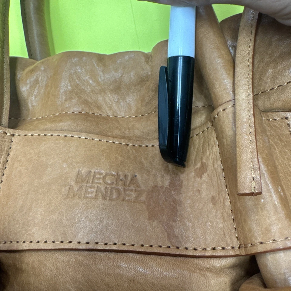 Mecha Mendez Irupe средний кожаная сумка -коричневый - Изображение 3 из 4