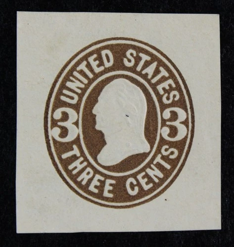 CKStamps: US Cut Square Stamps Collection Scott#U61 Unused H NG