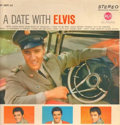 Elvis Presley A Date With Elvis NEAR MINT RCA Victor Vinyl LP