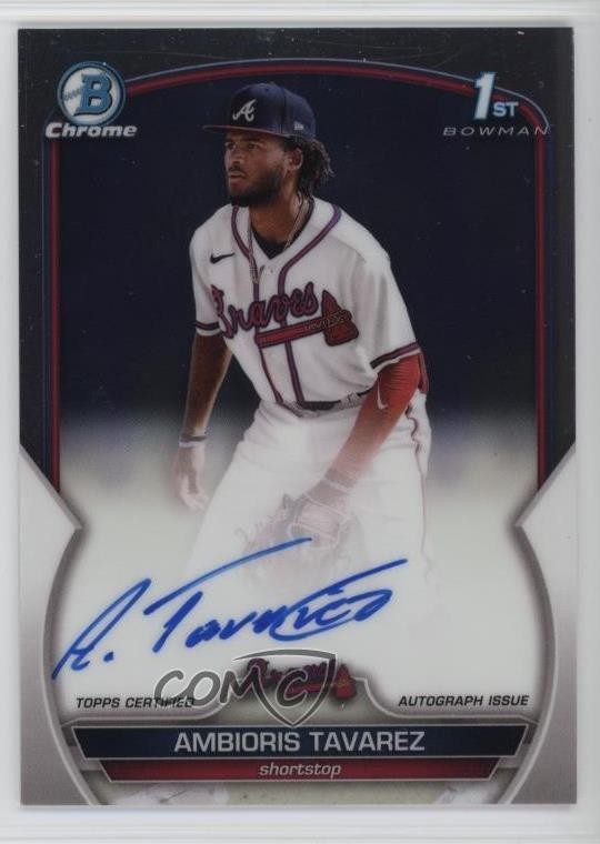 2023 Bowman Chrome Prospect Auto Ambioris Tavarez #CPA-AT Auto 14tz