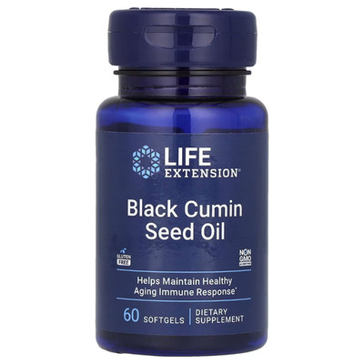 Life Extension, Black Cumin Seed Oil, 60 Weichkapseln