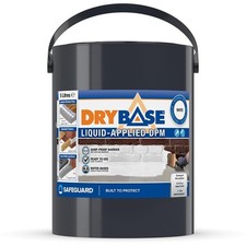 Liquid Damp Proof Membrane (5 Litre White) Damp Proofing Paint for Internal