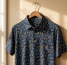 The Old Fashioned Men's Short Sleeve Performance Polo, New Rhoback 3